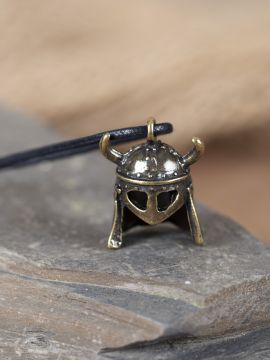 Amulett Wikingerhelm messing