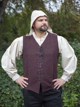 Weste Maron braun M