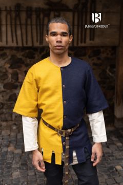 Linke Seite Surcoat Aleran - Wolle blau