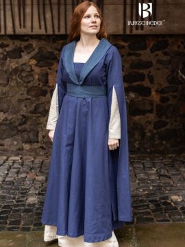 Kleid Agnes dunkelblau-waidblau M