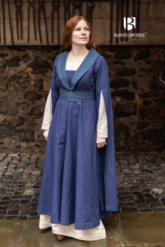 Kleid Agnes dunkelblau-waidblau