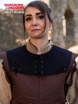D&D Kämpfer Kragen schwarz