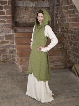 Wickelkleid Dala aus Baumwolle lindgrün S/M
