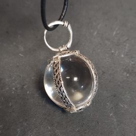 Kugelanhänger versilbert