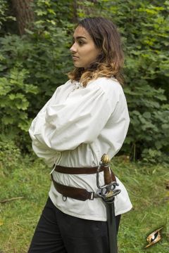 Schwertgürtel für LARP-Schwerter braun