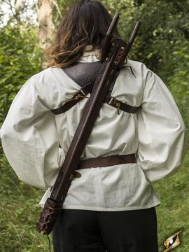 Rückenhalter für LARP Schwerter braun