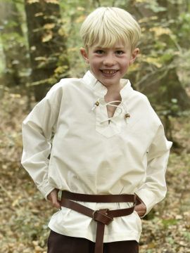 Kinder Mittelalterhemd Colin natur