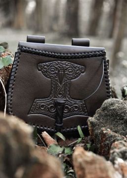 Gürteltasche mit Thorshammer schwarz
