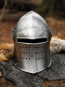 Beckenhaube mit Visier