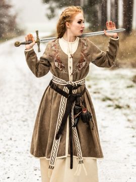 Wikinger Birka Mantel Skadi Sand