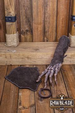 leichte Armschützer Vryla dunkelbraun