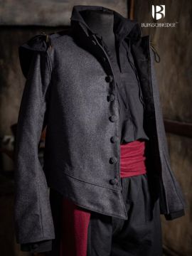 Musketierjacke Quentin grau