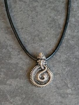 Schlangen-Amulett von Gørding versilbert