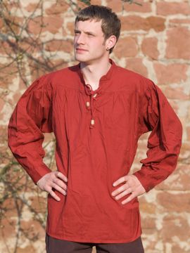 Mittelalterhemd rot S