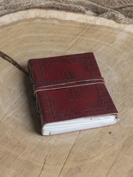 Mittelalterliches Tagebuch - Notizbuch mit Keltenkreuz und Lebensbaum