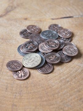 LARP-Münzen Luft ohne Lederbeutel