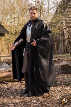 Kapuzenumhang Godfrey Twill schwarz