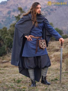Wikinger-Umhang Alaric blau