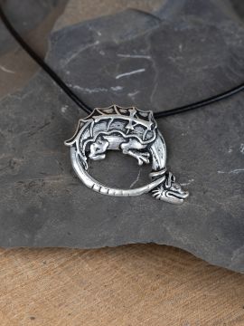 Drachenorden-Amulett, silber