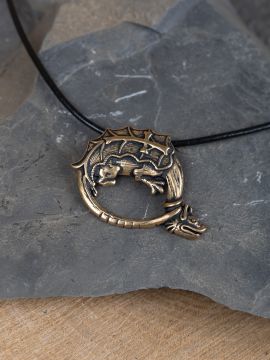 Drachenorden-Amulett bronze