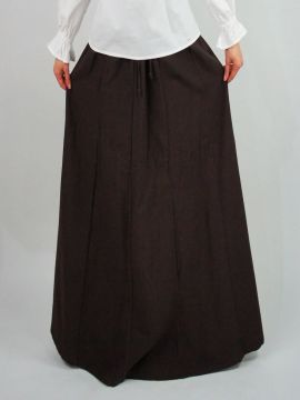 Mittelalterlicher Rock dunkelbraun L/XL