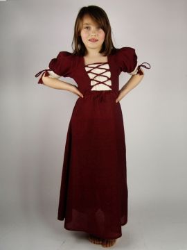 Leichtes Kinderkleid rot XXXS