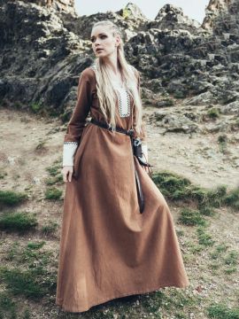 Wikingerkleid Freya sand M