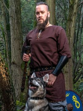 Wikingertunika dunkelbraun