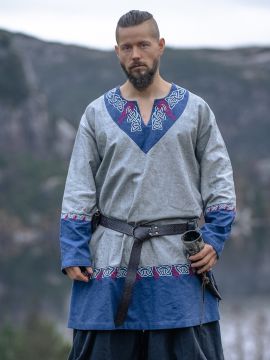 Wikingertunika Freydis Grau Unisex