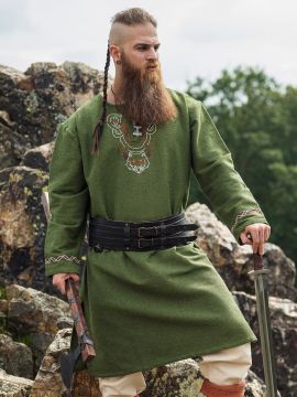 Wikingertunika Fenrir grün XXXL