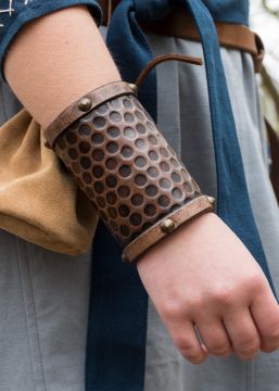 Schlichter Armschutz aus Leder groß