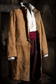 Leder Jacke Barnaby hellbraun