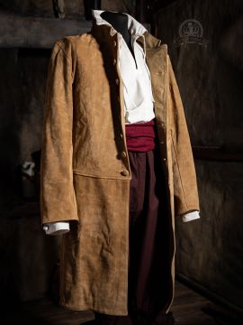 Lederjacke Barnaby hellbraun