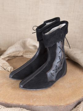 Mittelalter Stiefel Vasco schwarz