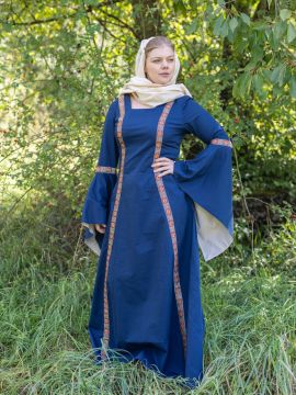 Mittelalterkleid Rahel in blau M
