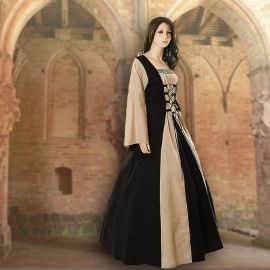 Kleid Fabienne schwarz-sand