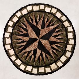 Lammfelldecke rund rund, Durchmesser ca. 150 cm