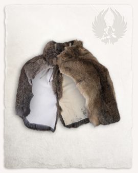 Fellstola Deutsche Riesen Eisengrau
