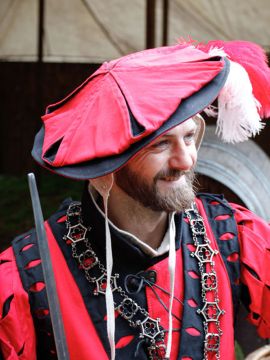 Hut Frundsberg Rot/Schwarz