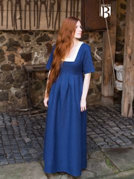 Kleid Frideswinde blau S