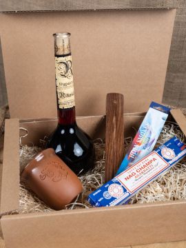 Geschenkbox "Winterzauber" mit Gewürzwein