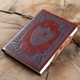Schreibbuch "ScuDrago" im Ledereinband