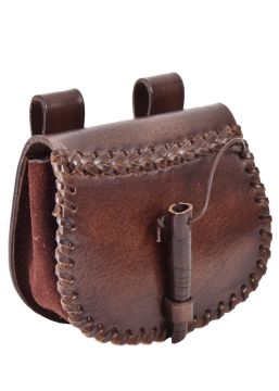 Kleine Gürteltasche aus Leder