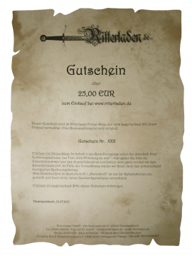 Einkaufsgutschein DE old EUR 100,00