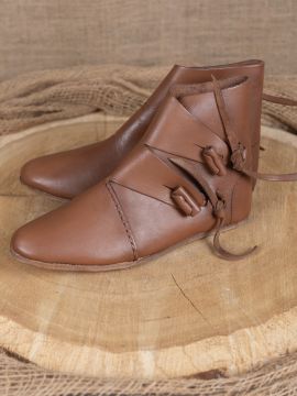 Wikingerschuhe Jorvik mit dicker Ledersohle