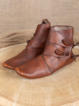 Wikinger Schuh Jorvik wendegenäht braun 46