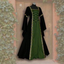 Kleid Iris schwarz-grün