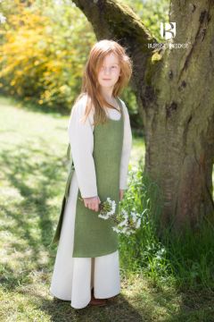 Kinderkleid-Set Ylvi lindgrün