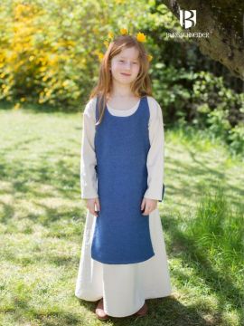 Kinderüberkleid Ylva meerblau 116