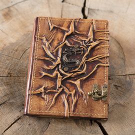 Lederbuch Drache mittel